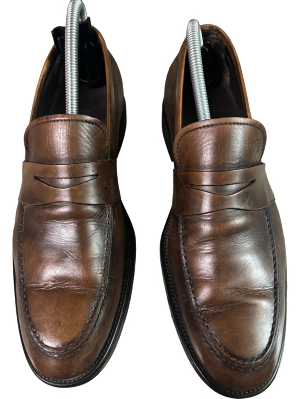 Tod's Mens Penny Loafers Brown Size 7.5 Uk = US SIZE 9